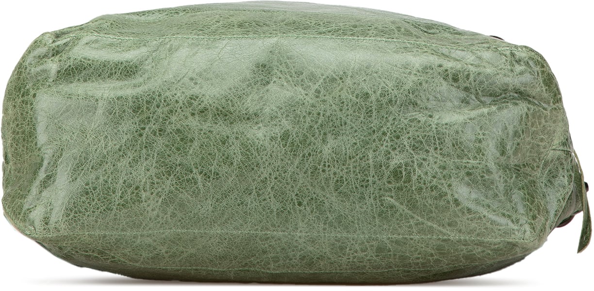 Balenciaga Lambskin Motocross Classic Day Messenger Bag Groen