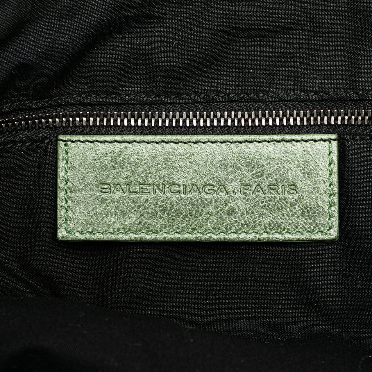Balenciaga Lambskin Motocross Classic Day Messenger Bag Groen
