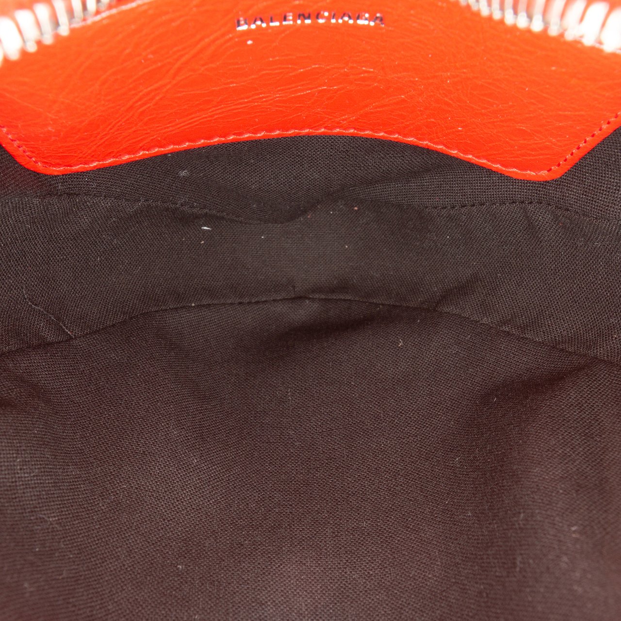 Balenciaga Mini Lambskin Motocross Le Cagole Heart Chain Bag Rood