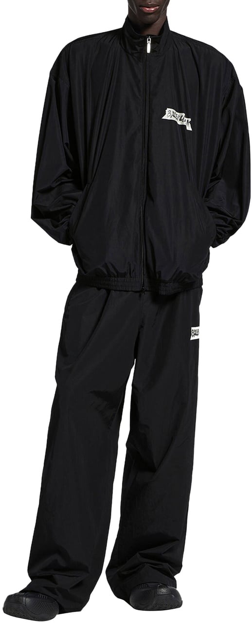 Balenciaga Trainingsbroek met afplaktape Zwart