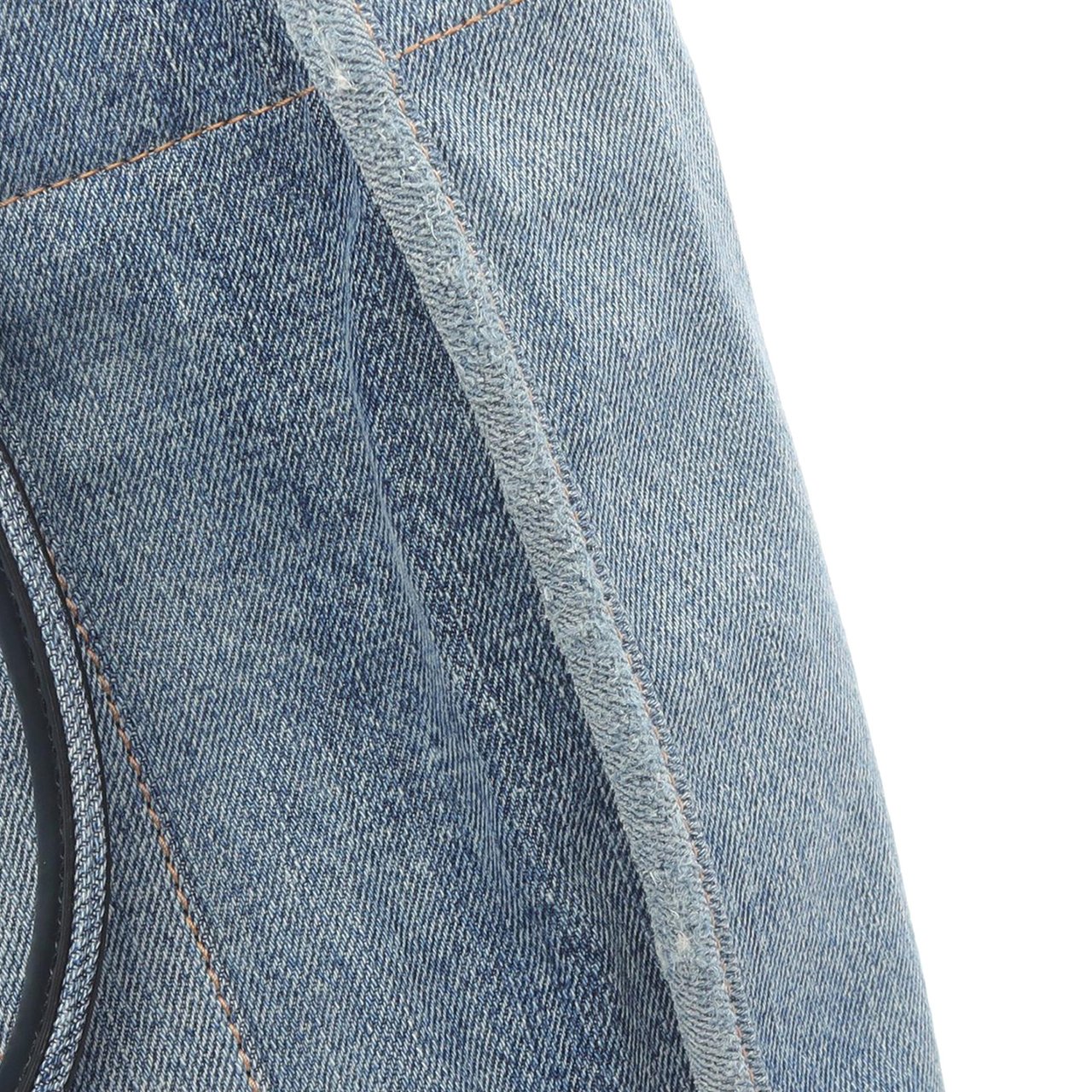 Balenciaga Medium Denim Hardware Tote Blauw