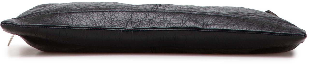 Balenciaga Lambskin Motocross Classic Clip L Clutch Zwart