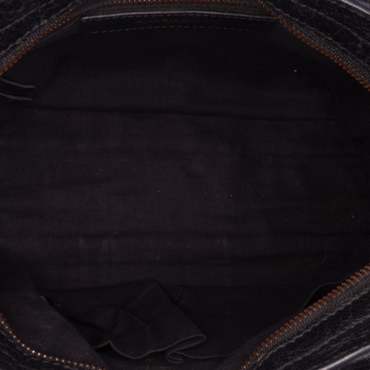 Balenciaga Small Lambskin Motocross Striped Classic City Satchel Zwart
