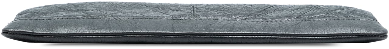 Balenciaga Lambskin Motocross Classic Clip Clutch Zwart