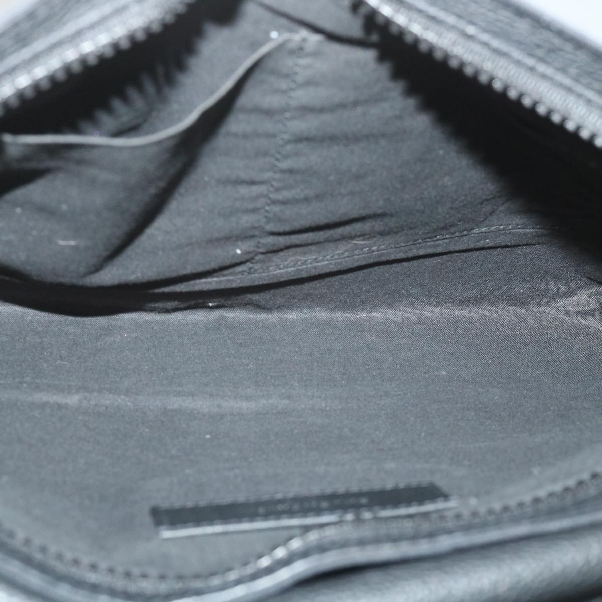 Balenciaga Balenciaga Flap Clutch Canvas with Leather Zwart