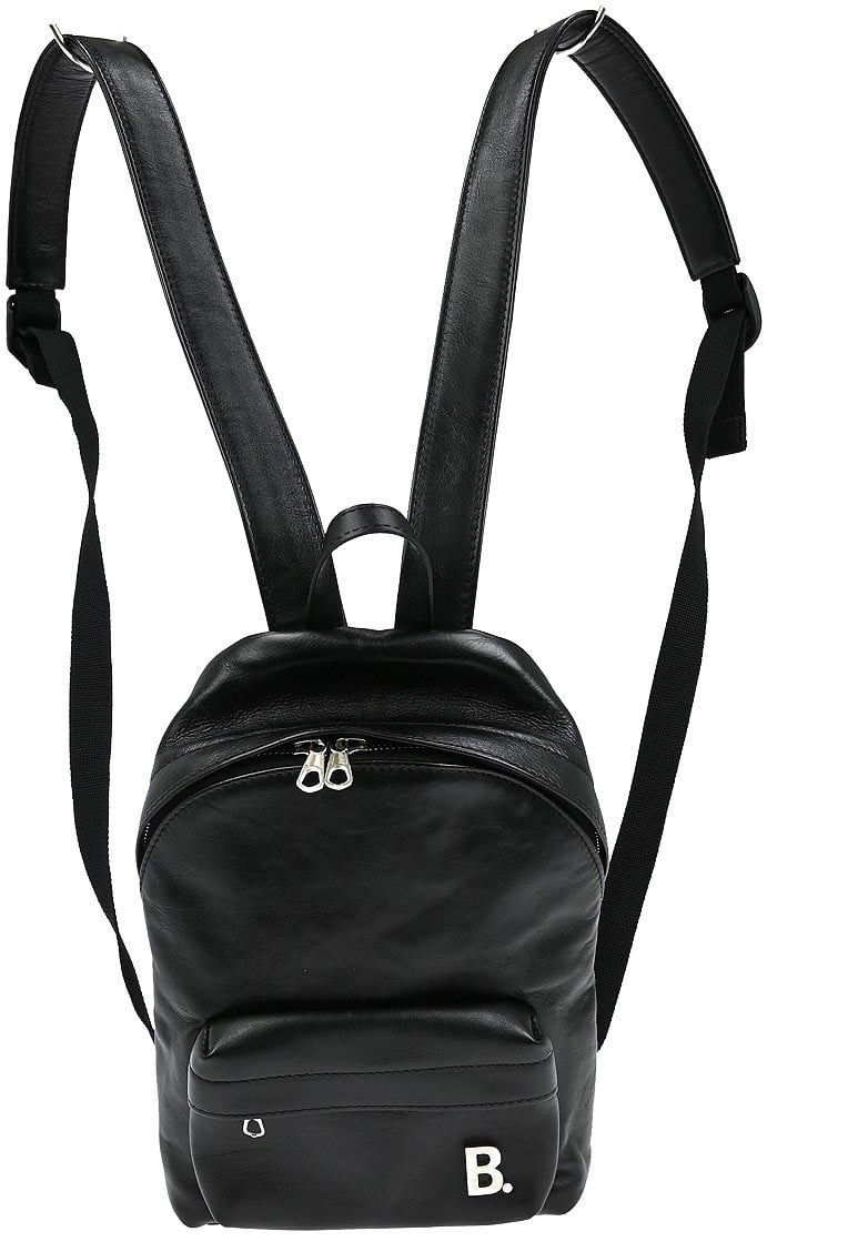 Balenciaga Balenciaga Soft Backpack Leather XXS Zwart