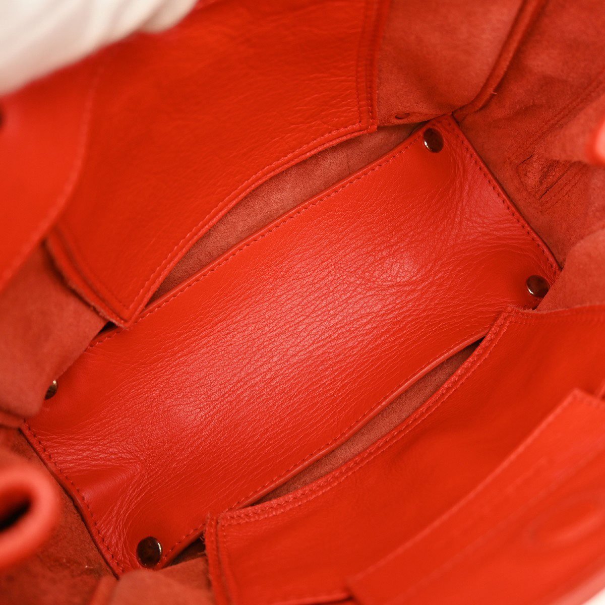 Balenciaga Balenciaga Papier A6 Zip Around Classic Studs Bag Leather Rood