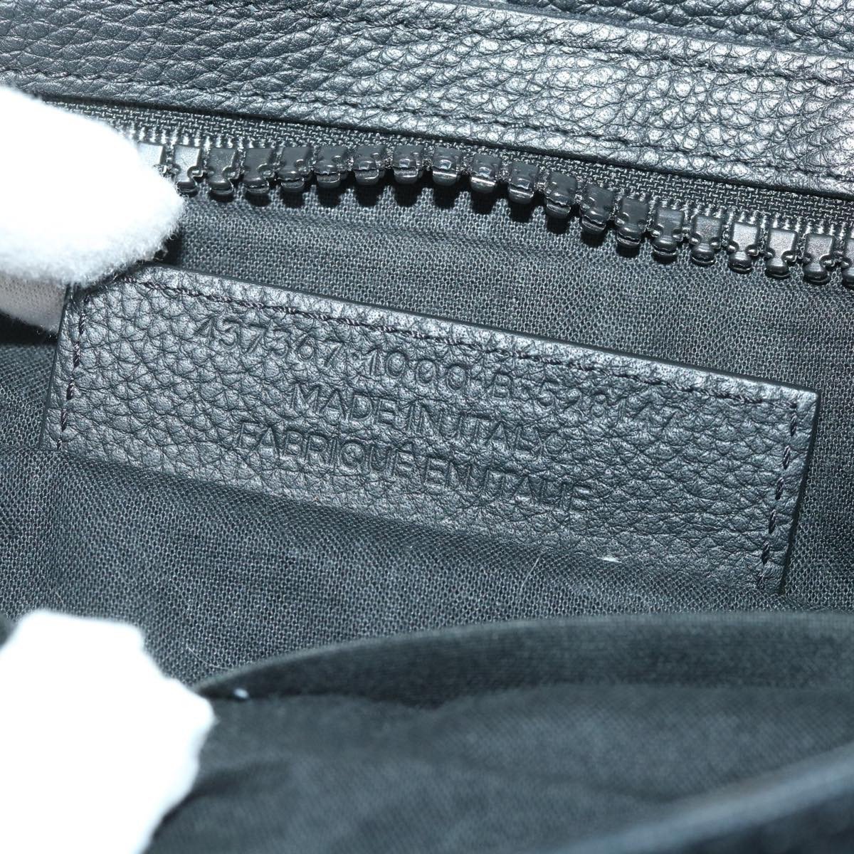 Balenciaga Vintage Pouch Leather Zwart