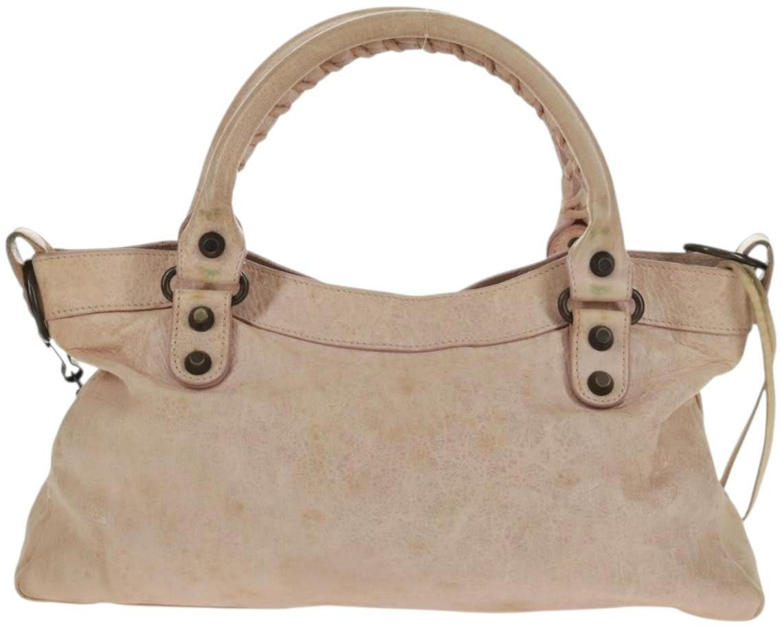 Balenciaga First Classic Studs Leather Roze