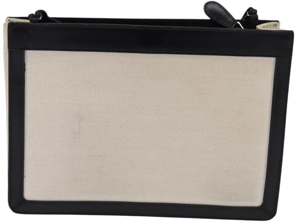 Balenciaga Balenciaga Navy Pochette Canvas and Leather Small Wit