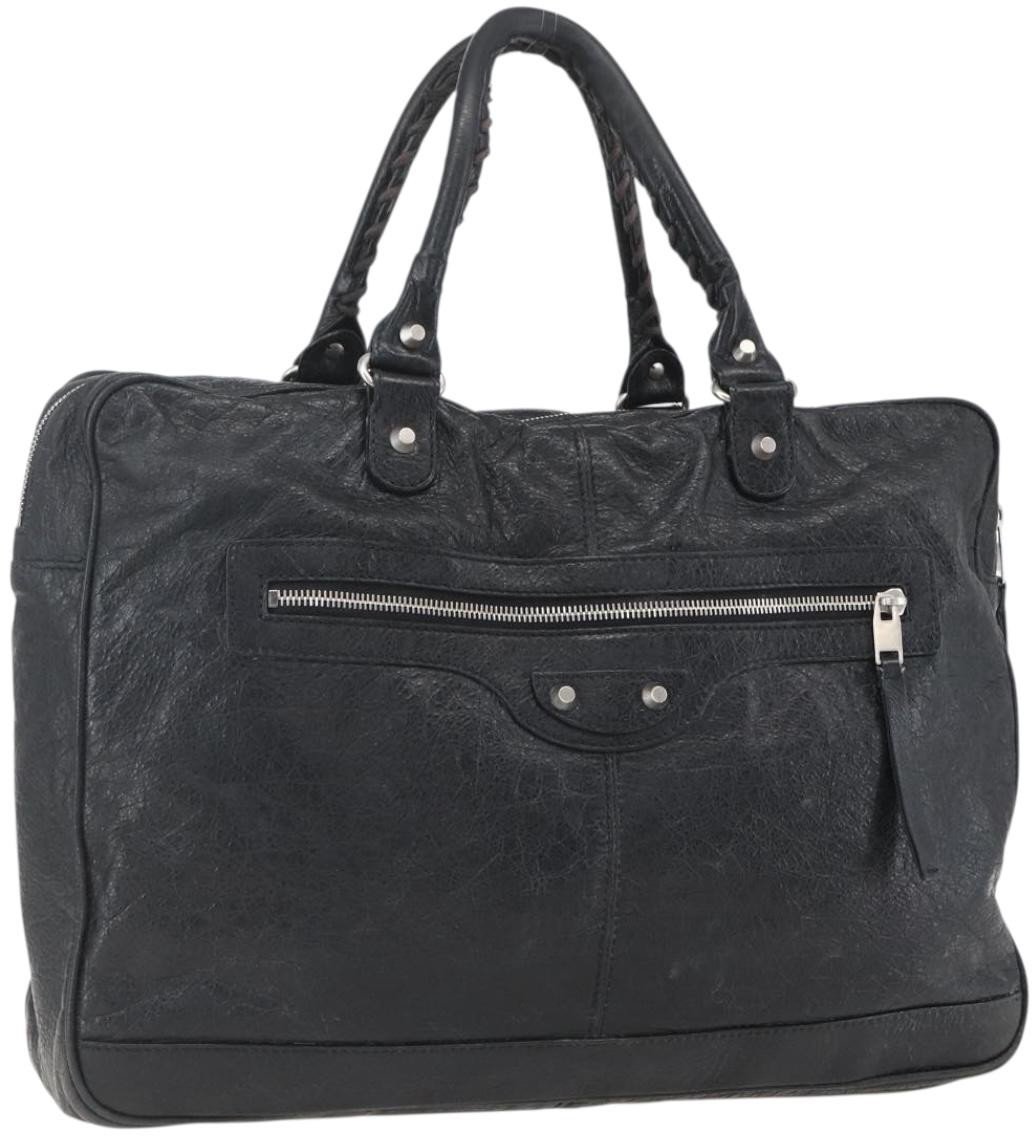 Balenciaga Balenciaga Classic Studs Briefcase Leather Large Zwart