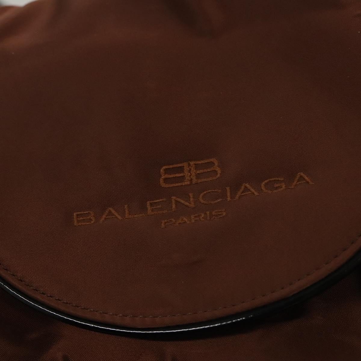 Balenciaga Vintage Backpack Nylon Bruin