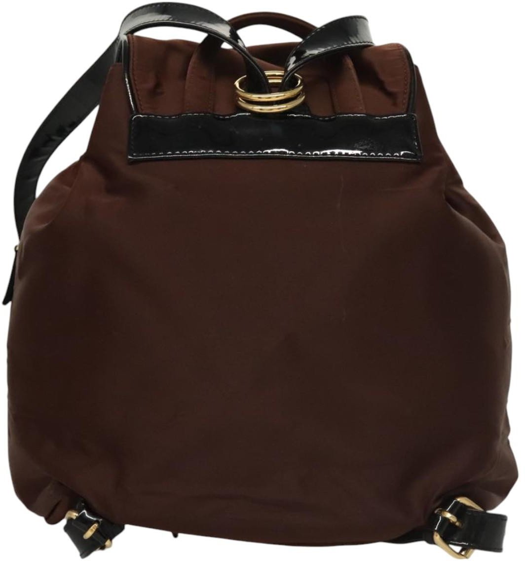 Balenciaga Vintage Backpack Nylon Bruin