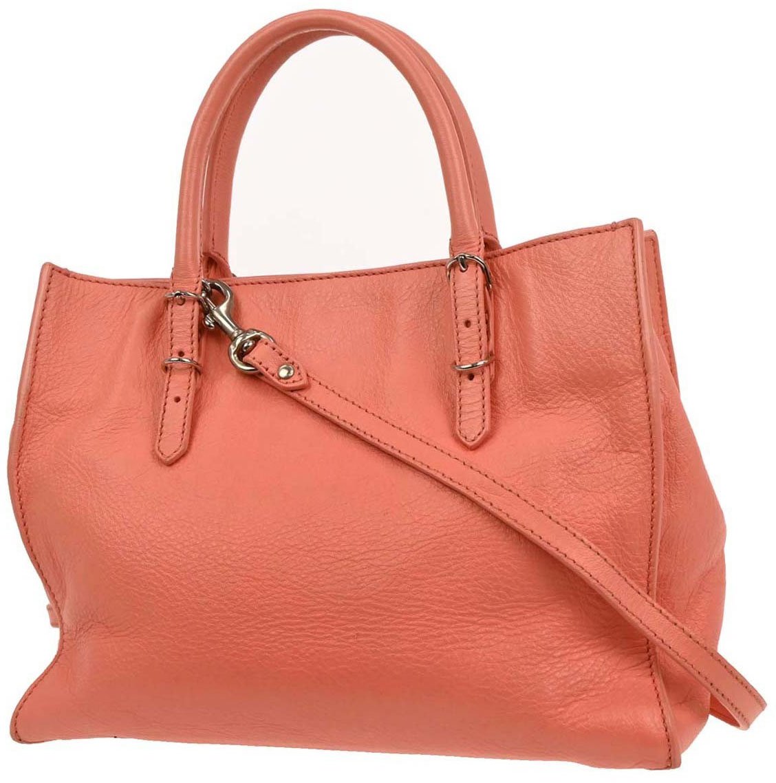 Balenciaga Balenciaga Papier A4 Zip Around Classic Studs Bag Leather Large Roze