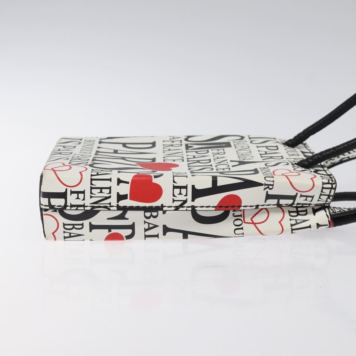 Balenciaga Balenciaga Shopping Phone Holder Printed Leather Wit