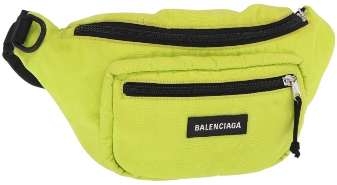 Balenciaga Balenciaga Explorer Belt Bag Nylon Medium Geel
