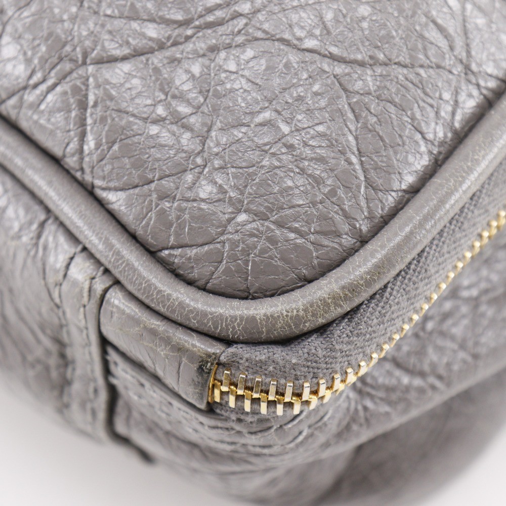 Balenciaga Balenciaga Blanket Square Bag Leather Small Grijs