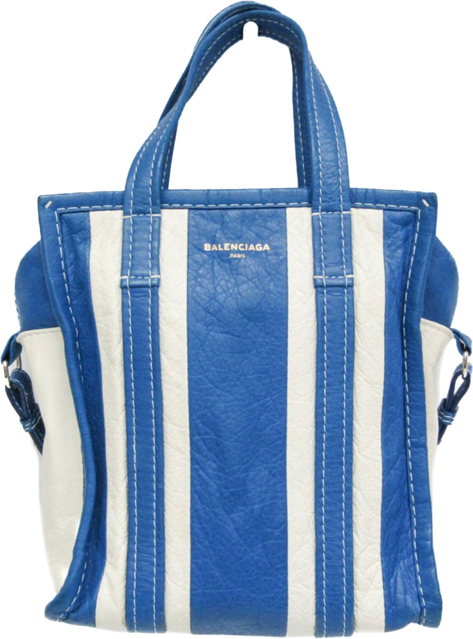 Balenciaga Bazar Convertible Tote Leather XS Divers