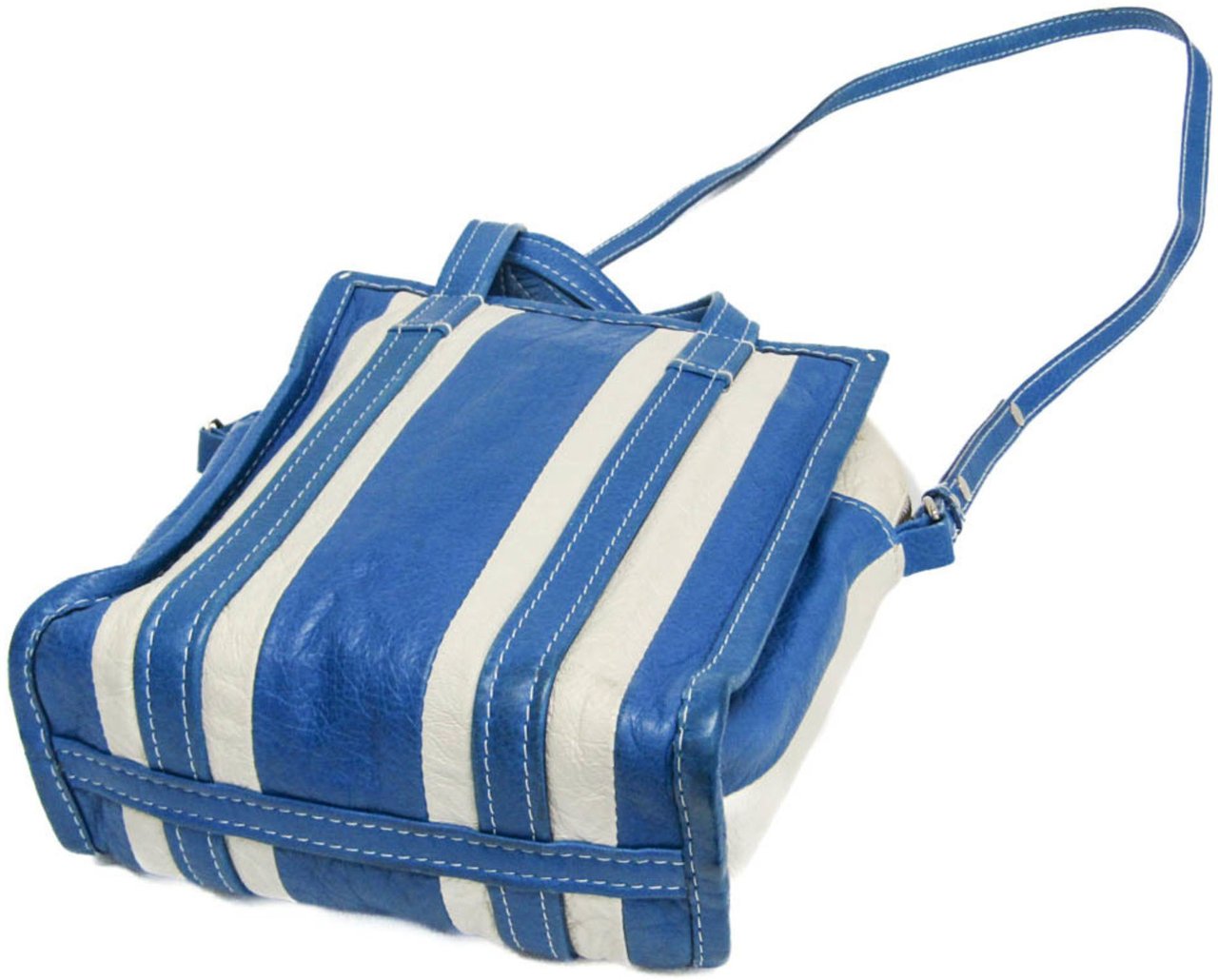 Balenciaga Bazar Convertible Tote Leather XS Divers