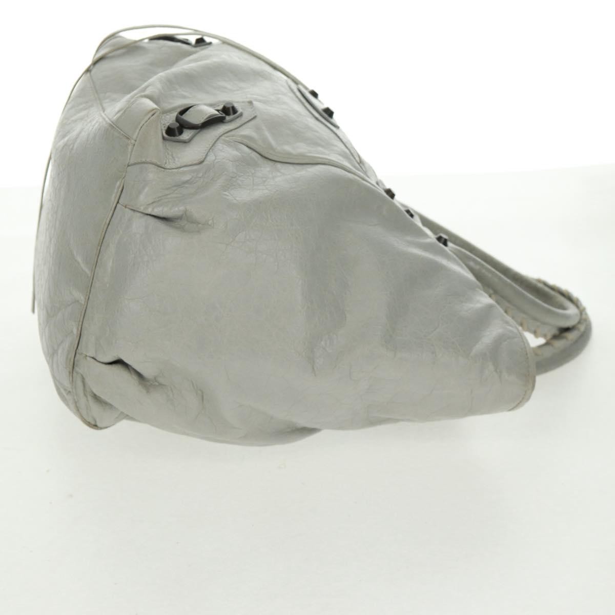 Balenciaga Balenciaga Classic Studs Sunday Tote Leather Small Grijs