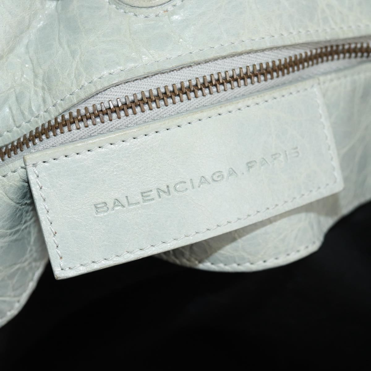 Balenciaga Balenciaga Classic Studs Sunday Tote Leather Small Grijs