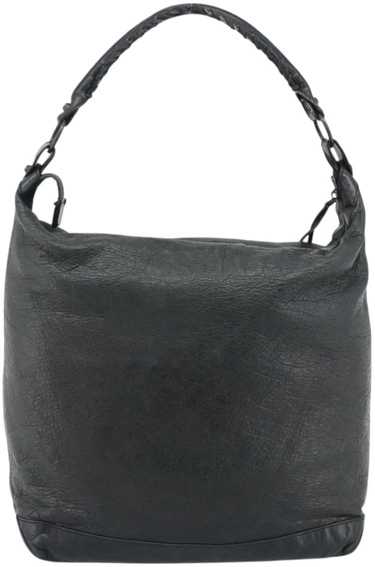 Balenciaga Giant Studs Day Hobo Leather Groen