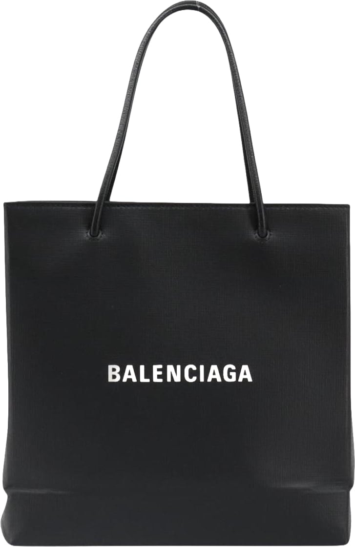 Balenciaga Shopping Tote Leather Medium Zwart