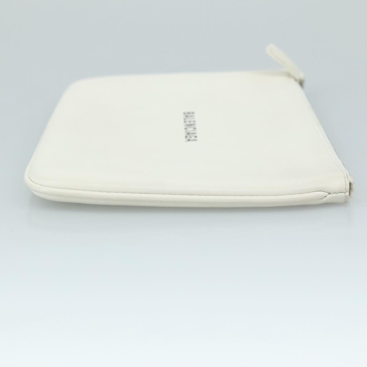 Balenciaga Balenciaga Everyday Logo Pouch Printed Leather Small Wit