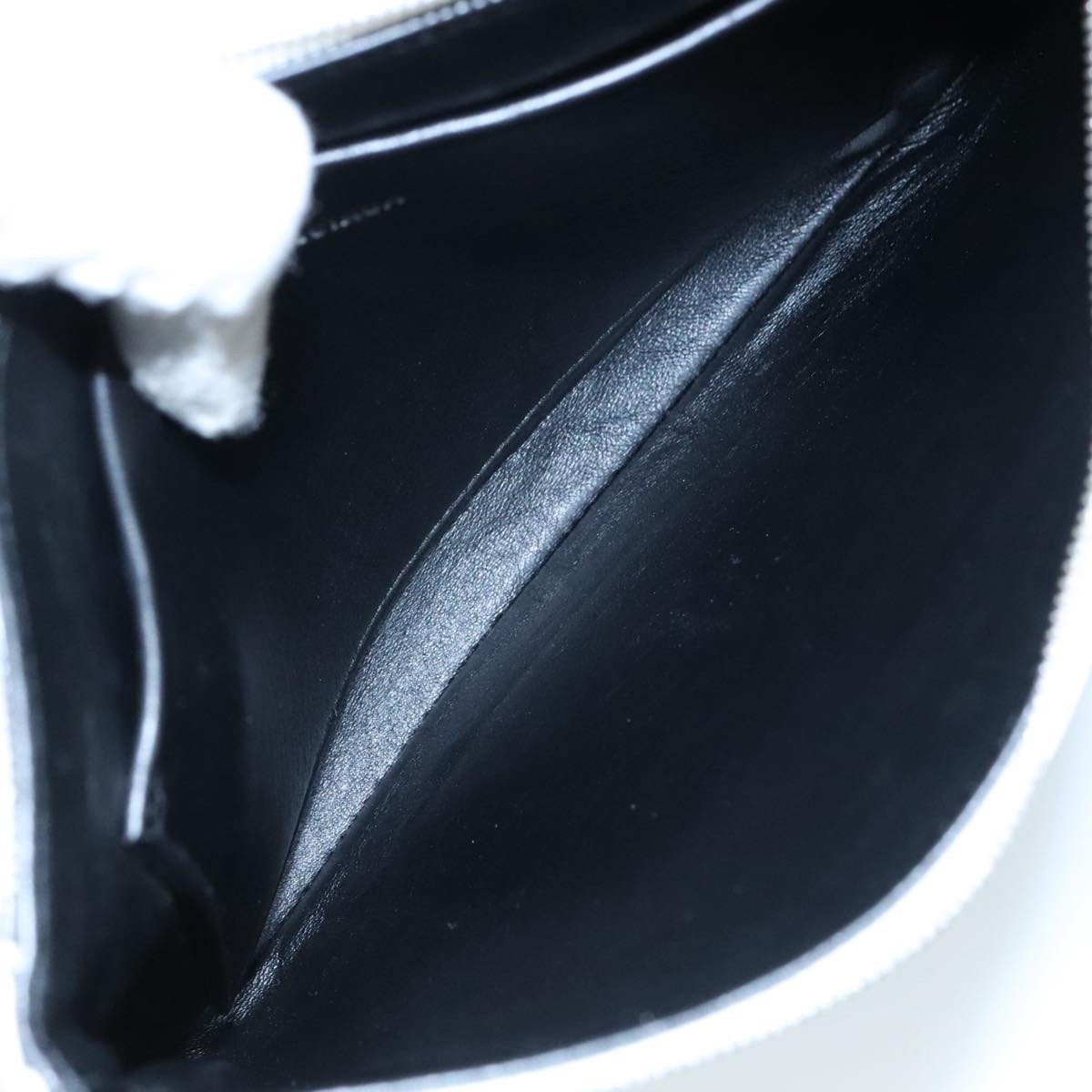 Balenciaga Balenciaga Everyday Logo Pouch Printed Leather Small Wit