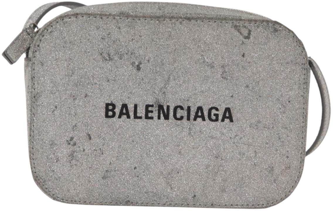 Balenciaga Balenciaga Everyday Camera Bag Glitter Leather XS Zilver