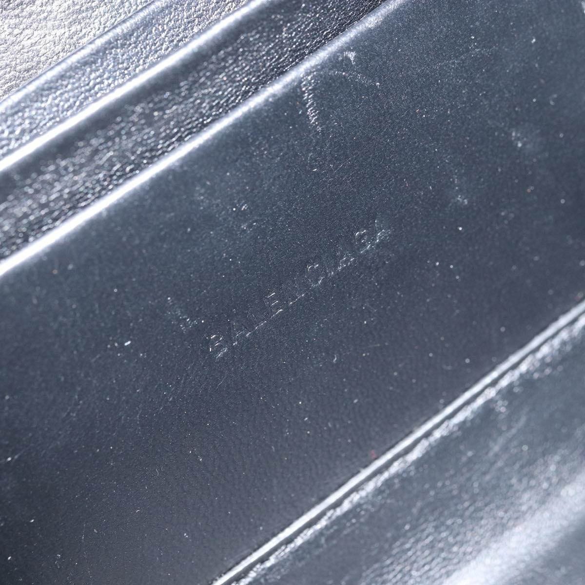 Balenciaga Logo Lunch Box Bag Plastic Zwart