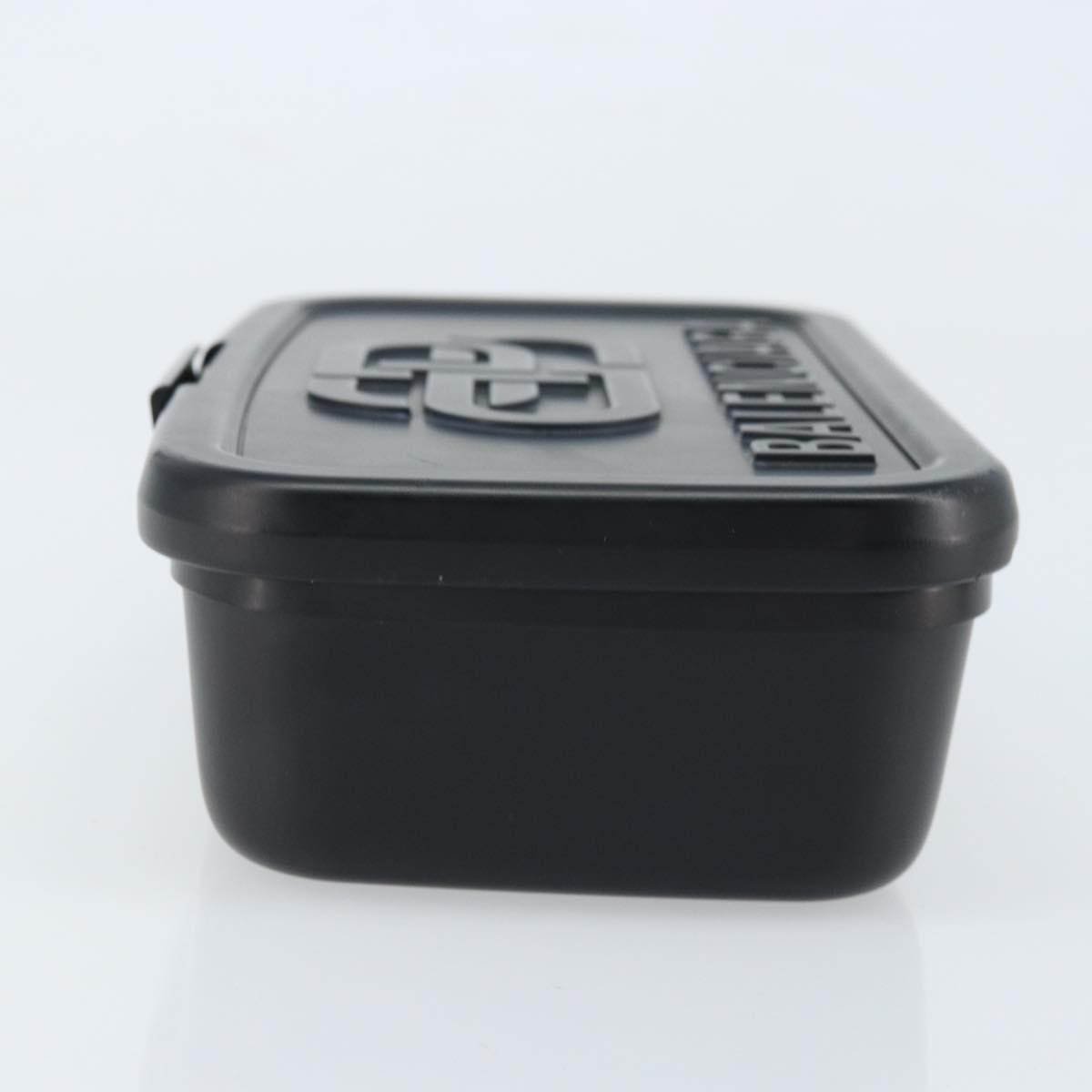 Balenciaga Logo Lunch Box Bag Plastic Zwart