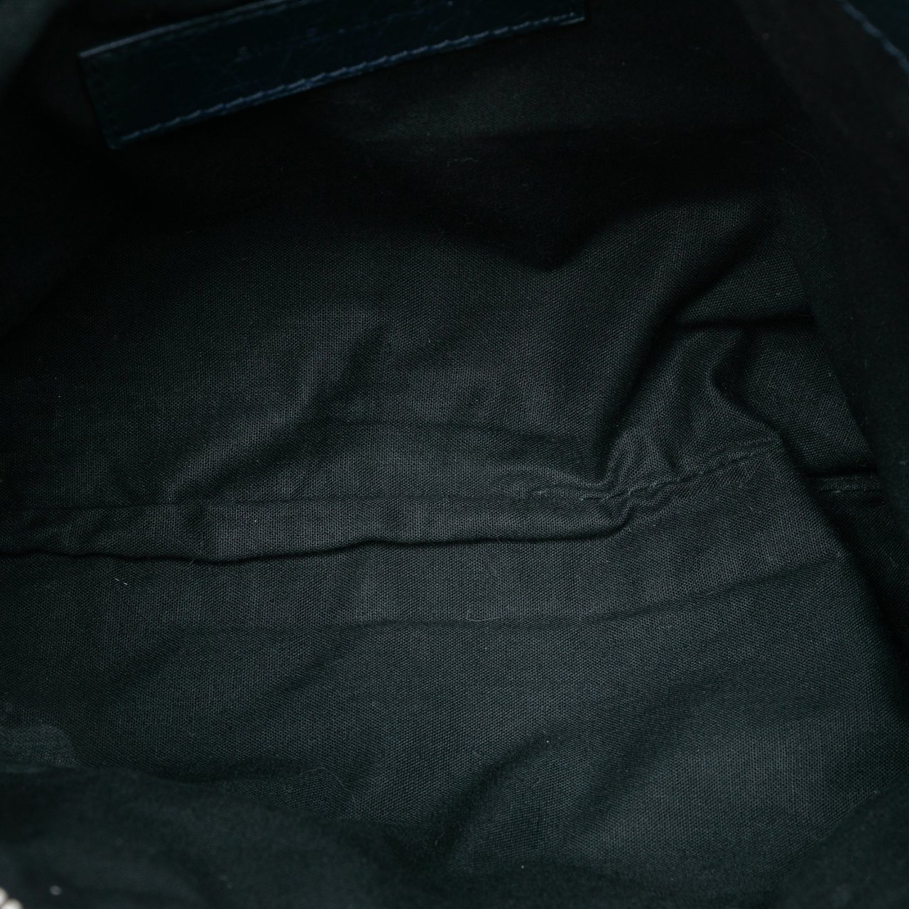 Balenciaga Lambskin Motocross Classic Clip M Clutch Blauw