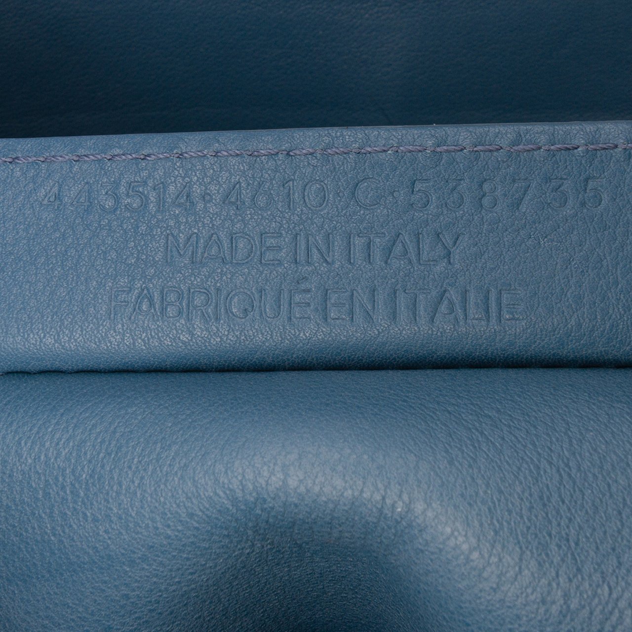 Balenciaga Leather Motocross Blackout City Satchel Blauw