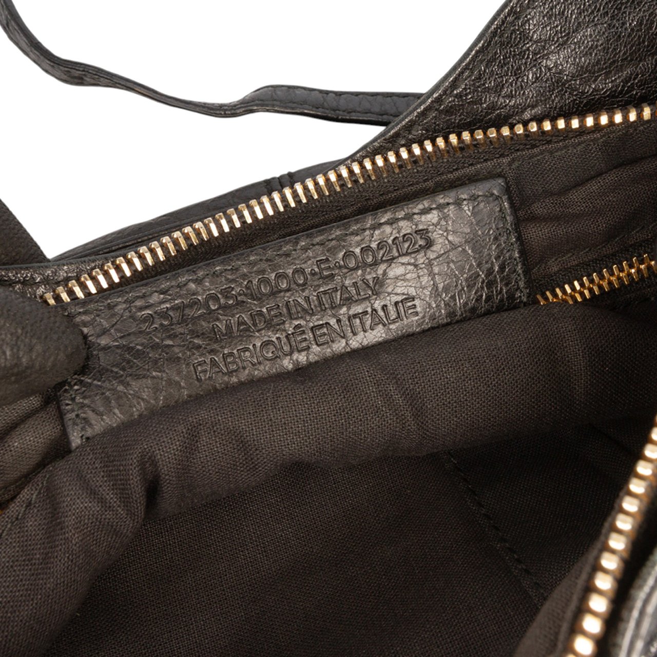 Balenciaga Lambskin Motocross Giant 12 Hip Crossbody Zwart