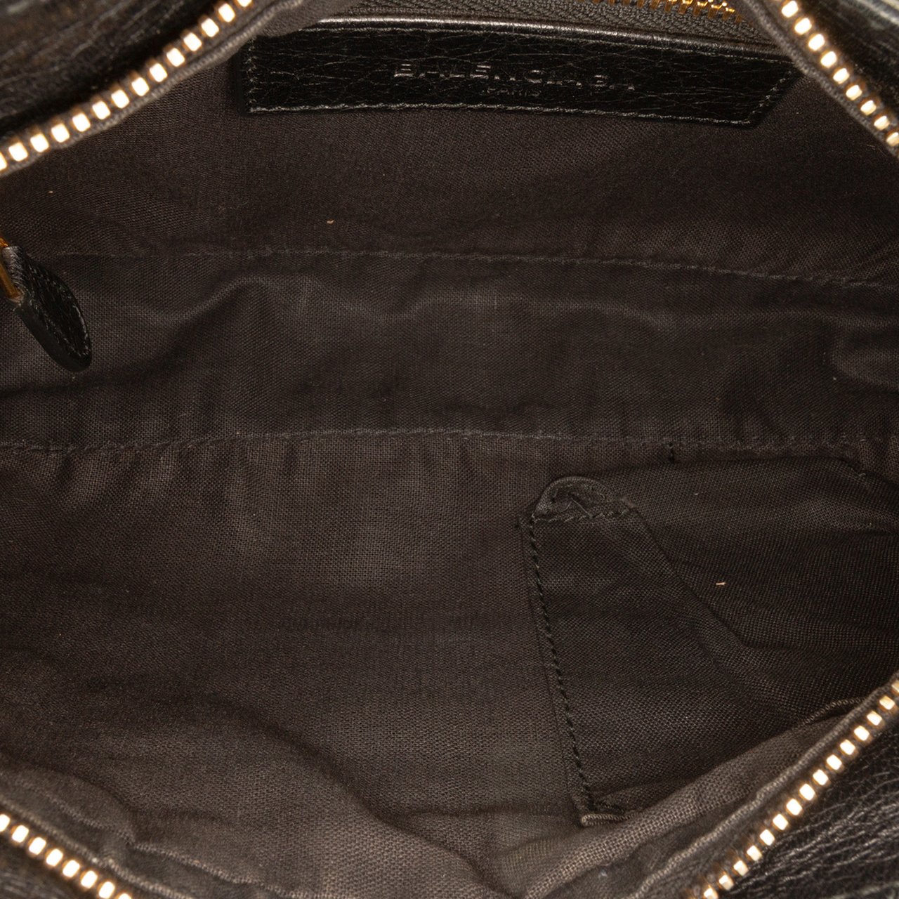 Balenciaga Lambskin Motocross Giant 12 Hip Crossbody Zwart