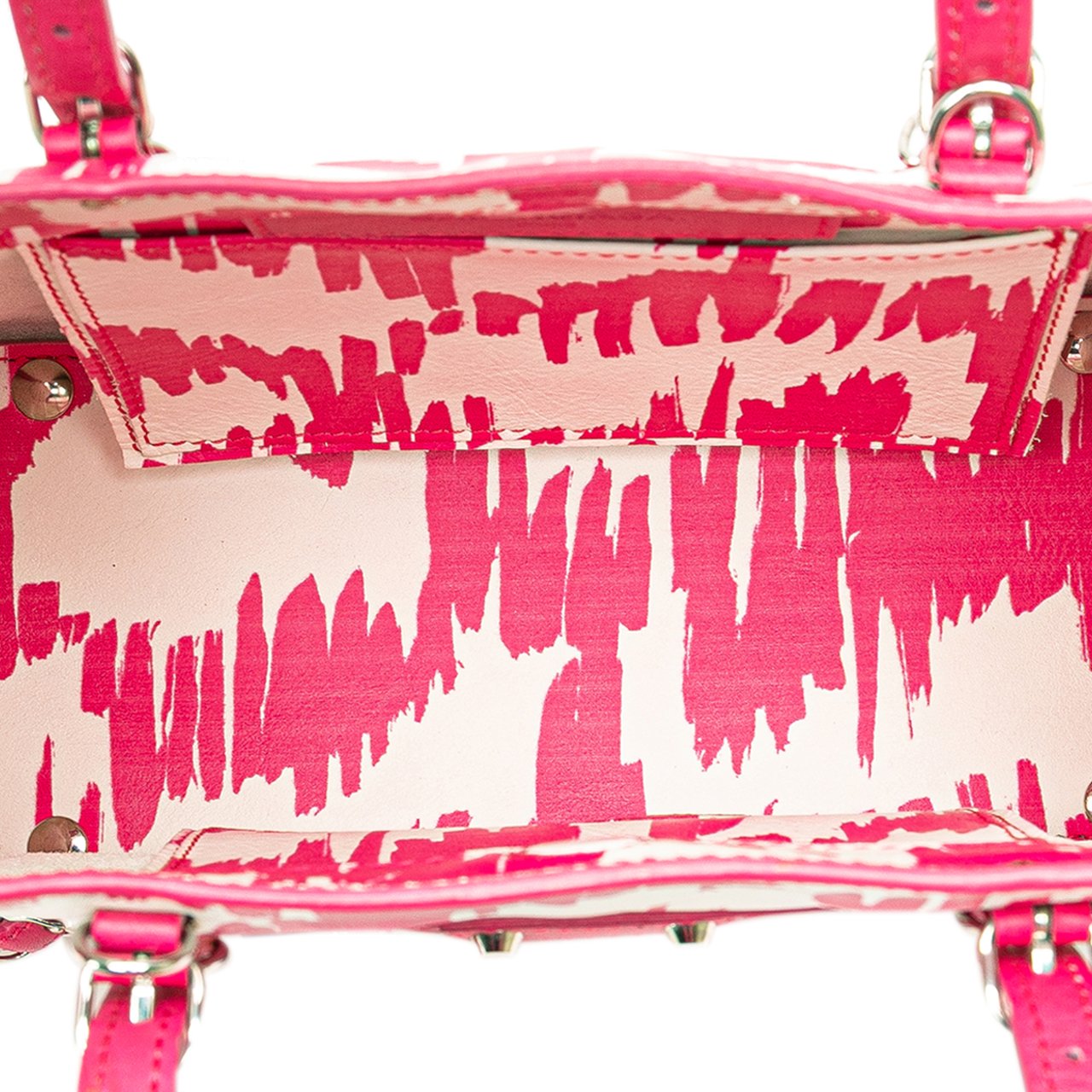 Balenciaga Mini Leather Papier A4 Satchel Roze