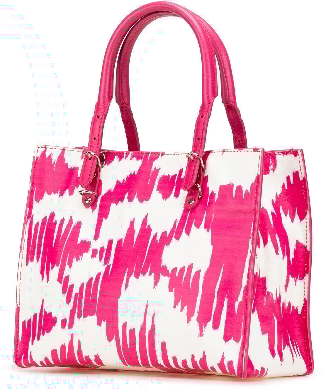 Balenciaga Mini Leather Papier A4 Satchel Roze