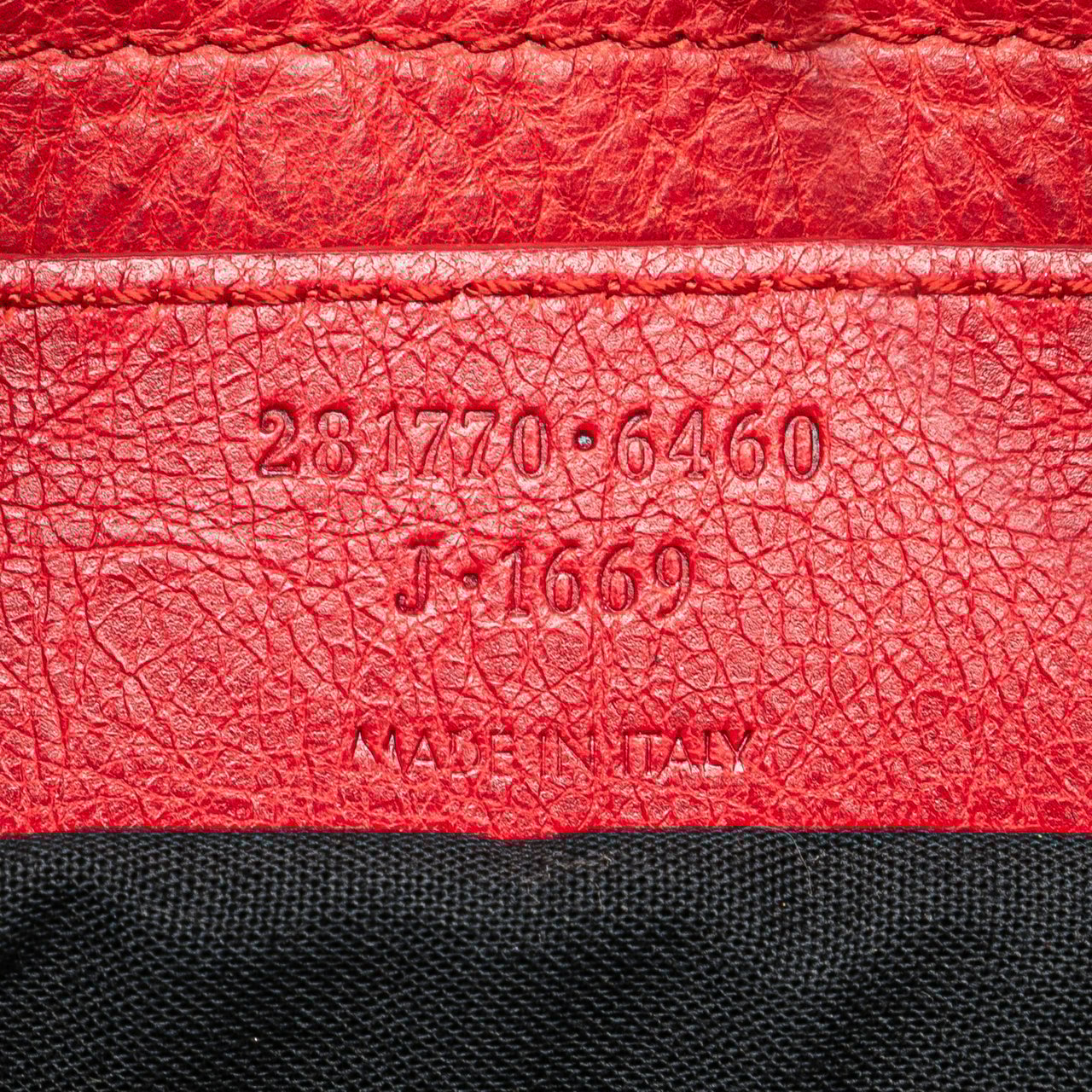Balenciaga Lambskin Trimmed Canvas Motocross City Giant 12 Satchel Rood