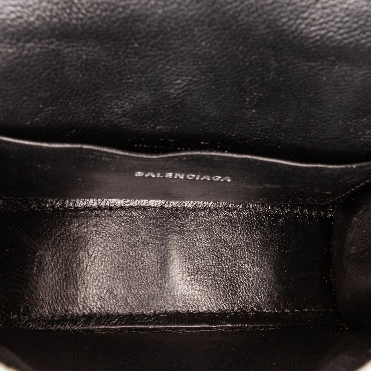 Balenciaga Mini Glitter Hourglass Satchel Grijs