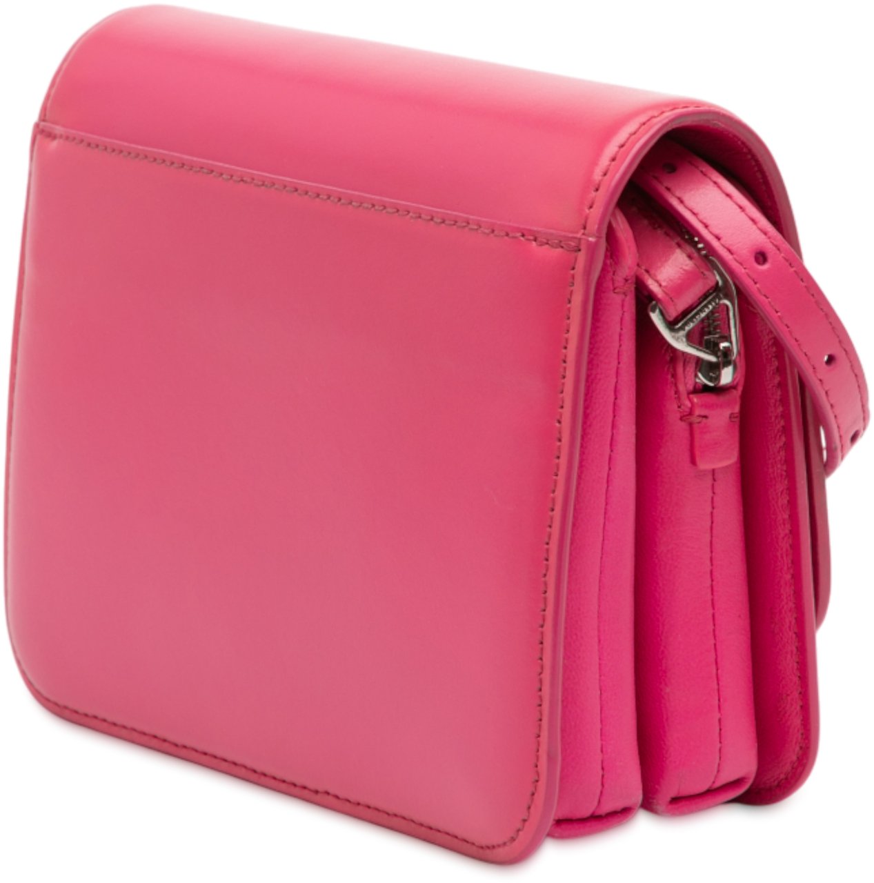 Balenciaga Small Calfskin B Crossbody Roze