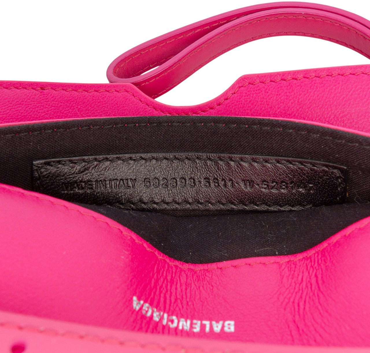 Balenciaga Small Calfskin B Crossbody Roze