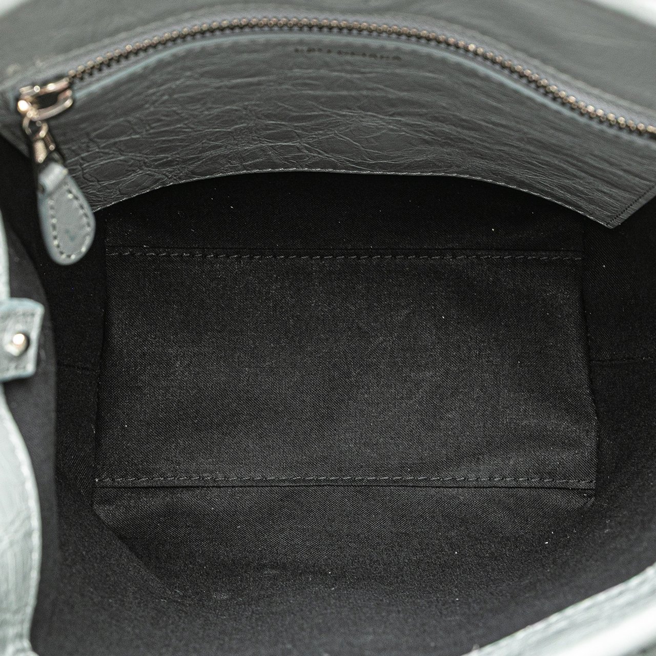 Balenciaga Small Lambskin Barbes North South Shopper Bag Blauw