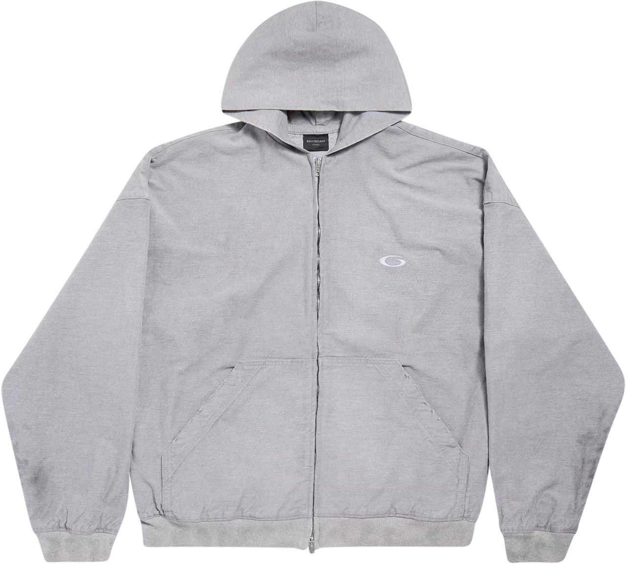 Balenciaga TROMPE L'OEIL DENIM JACKET Grijs