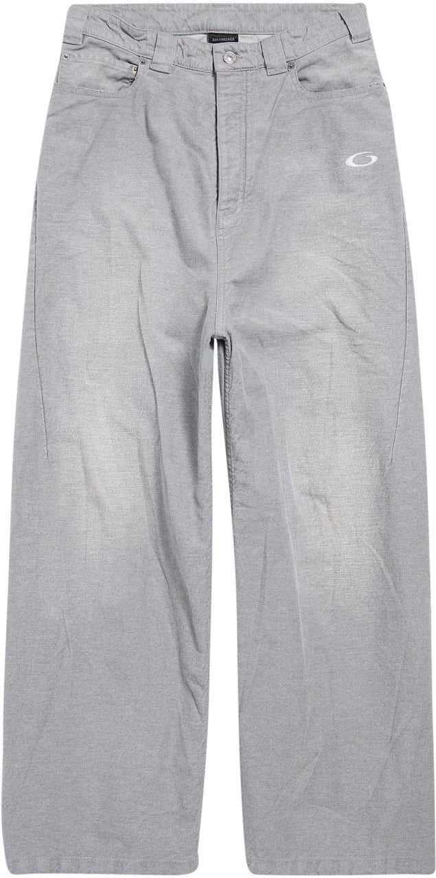 Balenciaga TROMPE L'OEIL OVERSIZED BAGGY PANTS Grijs