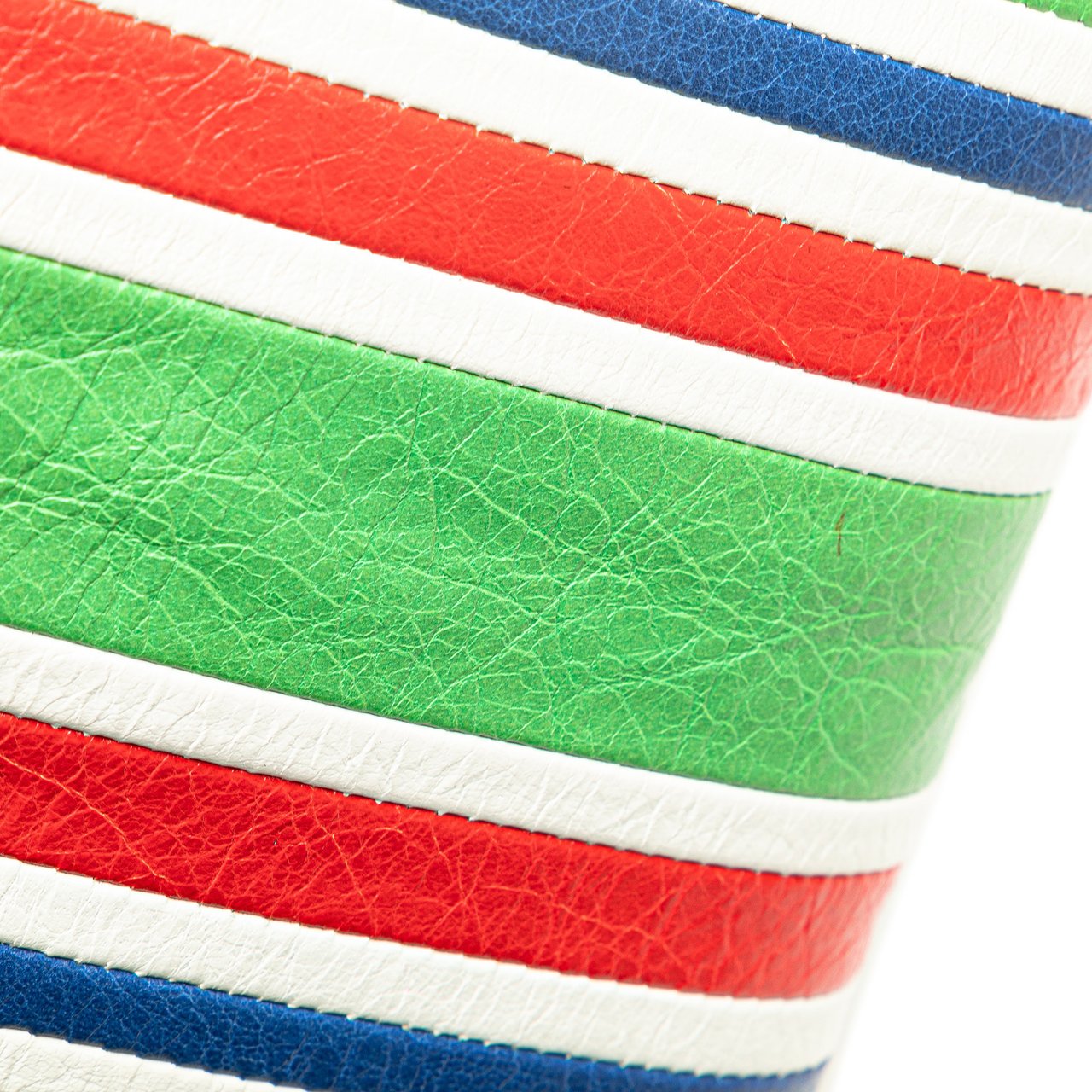 Balenciaga Lambskin Bazar Crossbody Groen