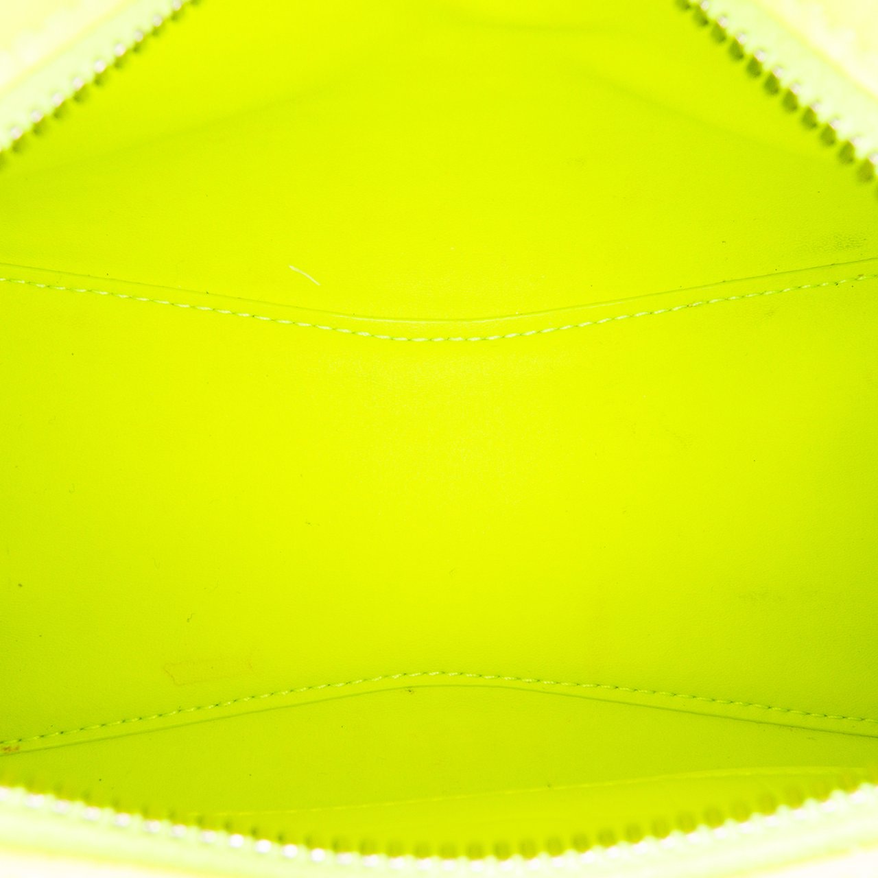 Balenciaga Mini Croc Embossed Calfskin Neo Classic City Geel