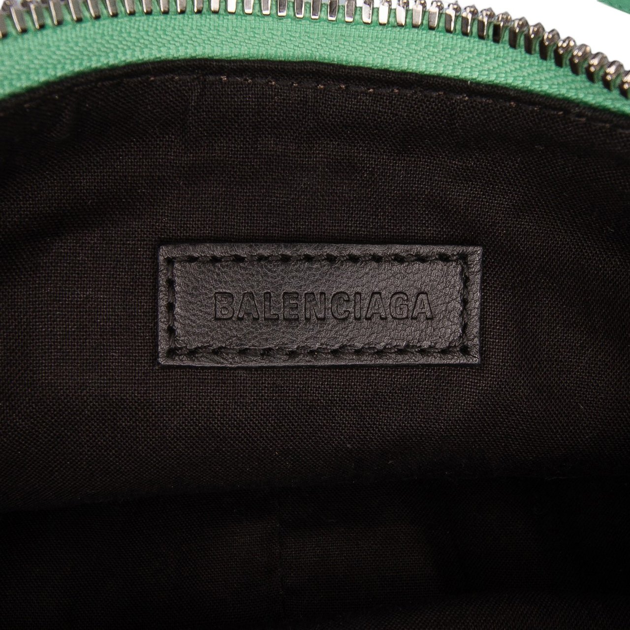 Balenciaga Lambskin Motocross Le Cagole XS Groen