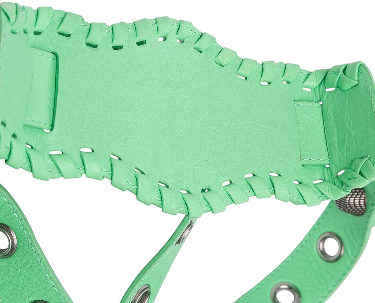 Balenciaga Lambskin Motocross Le Cagole XS Groen