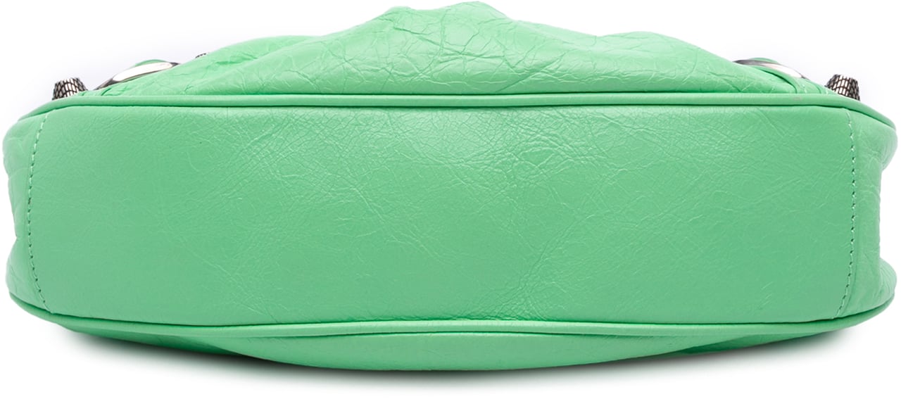 Balenciaga Lambskin Motocross Le Cagole XS Groen
